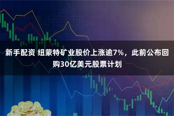 新手配资 纽蒙特矿业股价上涨逾7%,此前公布回购30亿美元股票计划