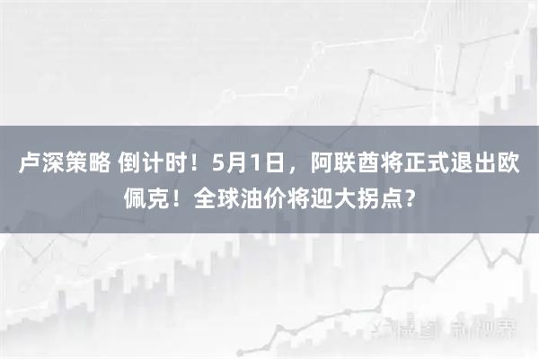 卢深策略 倒计时！5月1日，阿联酋将正式退出欧佩克！全球油价将迎大拐点？